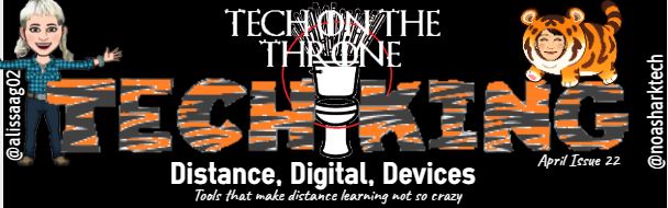NoahsArkTech's tweet photo. The #techonthethrone is back &amp; ready to share the Tech Kings of distant learning! No TP, no worries... you can still hang out on your throne &amp; enjoy these tech tools &amp; resources. @Alissaag02 @EOgle_IISD @TiggMr @dpvils #dpvils #teamnomack
https://t.co/YtSuN0NzWn https://t.co/iNAopmgDak