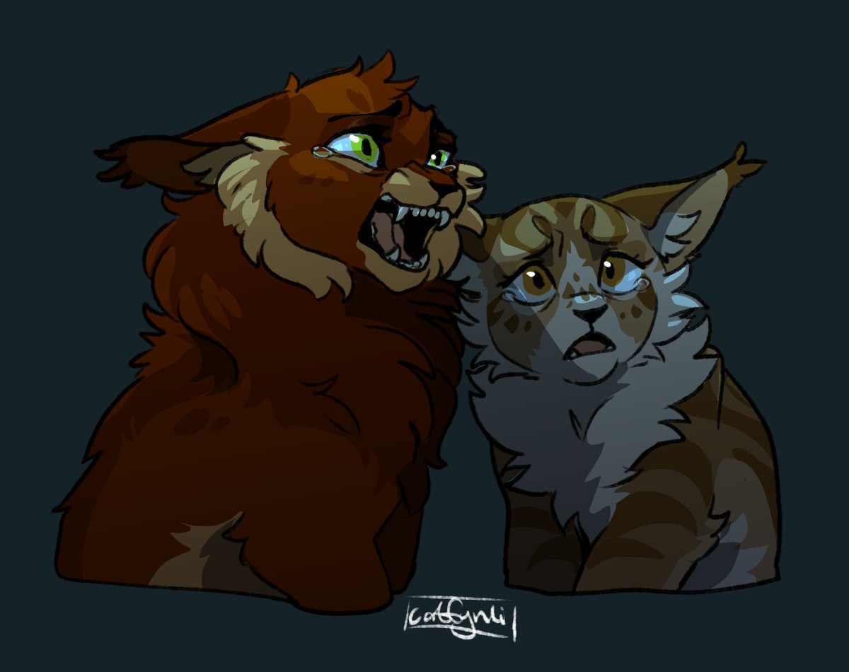 Hawkfrost x Leafpool