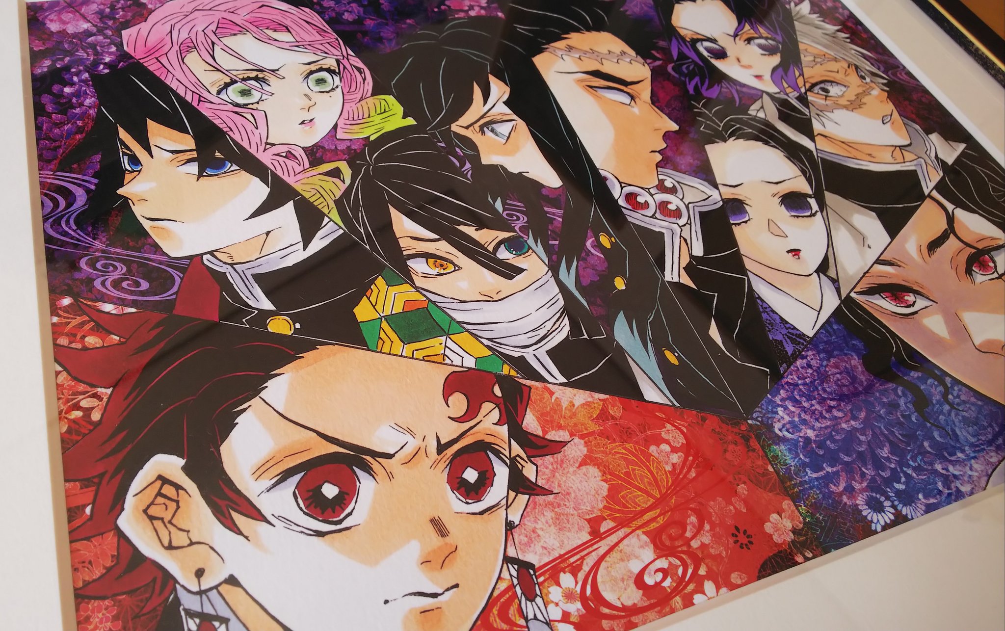 鬼滅の刃 複製原画 決戦開幕 無惨 炭治郎・禰豆子 義勇 ジャンプ 集英社