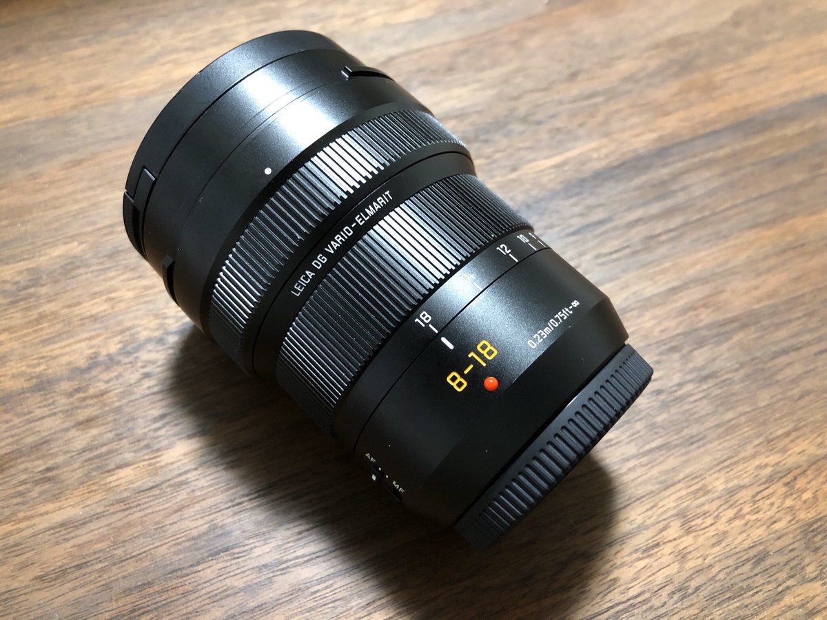 コロナウイルスによる経済停滞を防ぐという名目で新しいレンズを購入❗️

「LEICA DG VARIO-ELMARIT 8-18mm/F2.8-4.0 ASPH. H-E08018」
ライカの名前を冠するだけあって、高級感が素晴らしいです…早く使いたい‼️