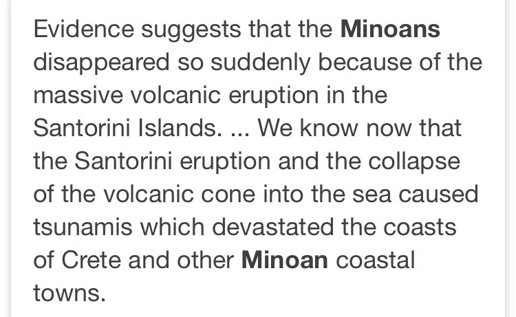 Well I have Something to back my claim, it is said they vanished mysteriously due to a castrophic volcanic eruption  in the Santorini islands, this calamity created tsunamis that destroyed the coasts, and any means of travel by boat, similar to the infamous Pompei eruption
