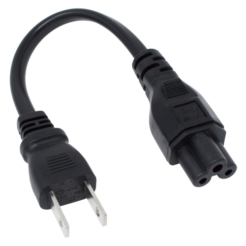 la_toei's tweet image. 【再入荷】0.18mの短尺で配線がスッキリする3ピン ACアダプタ用電源ケーブル。ainex  ACP-C5018  570円 #アキバのお店 #短いケーブル