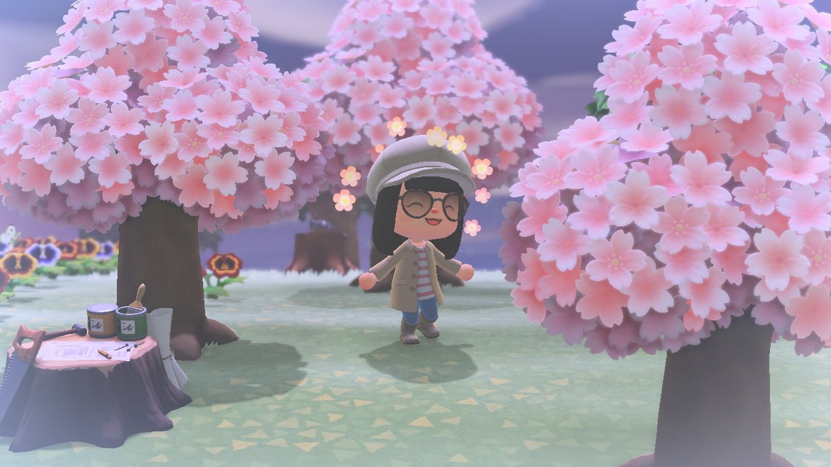 Taking a stroll through the cherry blossoms!  #MasaeACNHclothes  #AnimalCrossing    #ACNH    #NintendoSwitch 4/2/2020