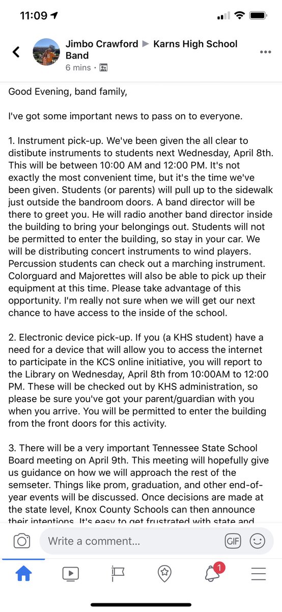 KarnsBand's tweet photo. Hot off the press! Share it with your friends, Karns Band kids! https://t.co/JiUVId0Fzs