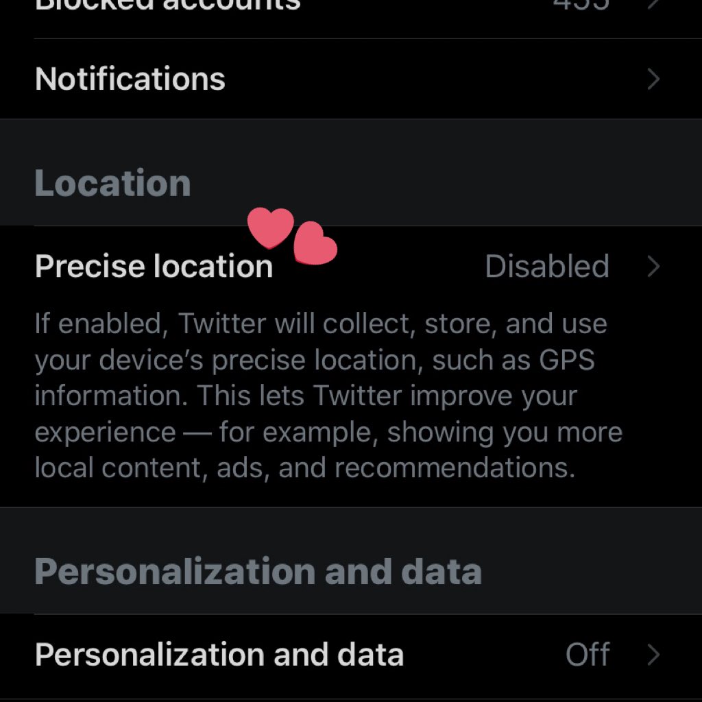 PSA, this is all still new and more of a trial and error. Please understand that. If this didn’t work, maybe try some different things. Try not doing the 2nd step, and only turning off location. If you have your precise location on in your settings, try disabling it.