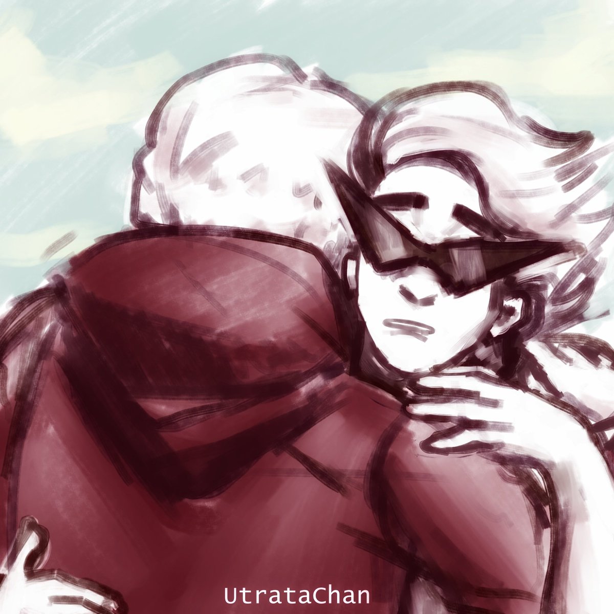 UtrataChan's tweet photo. Mood:Hiding in this hoodie and admiring these boys ๐
This is certainly a sketch, but hope for your support. Thank you guys for inspiring me.
#homestuck #davestrider #dave_strider #betakid #fanart #pesterquest #sketch #artistsupport #artistfanart #dirk #dirk_strider #dirkstrider https://t.co/sFMBzhWrMA