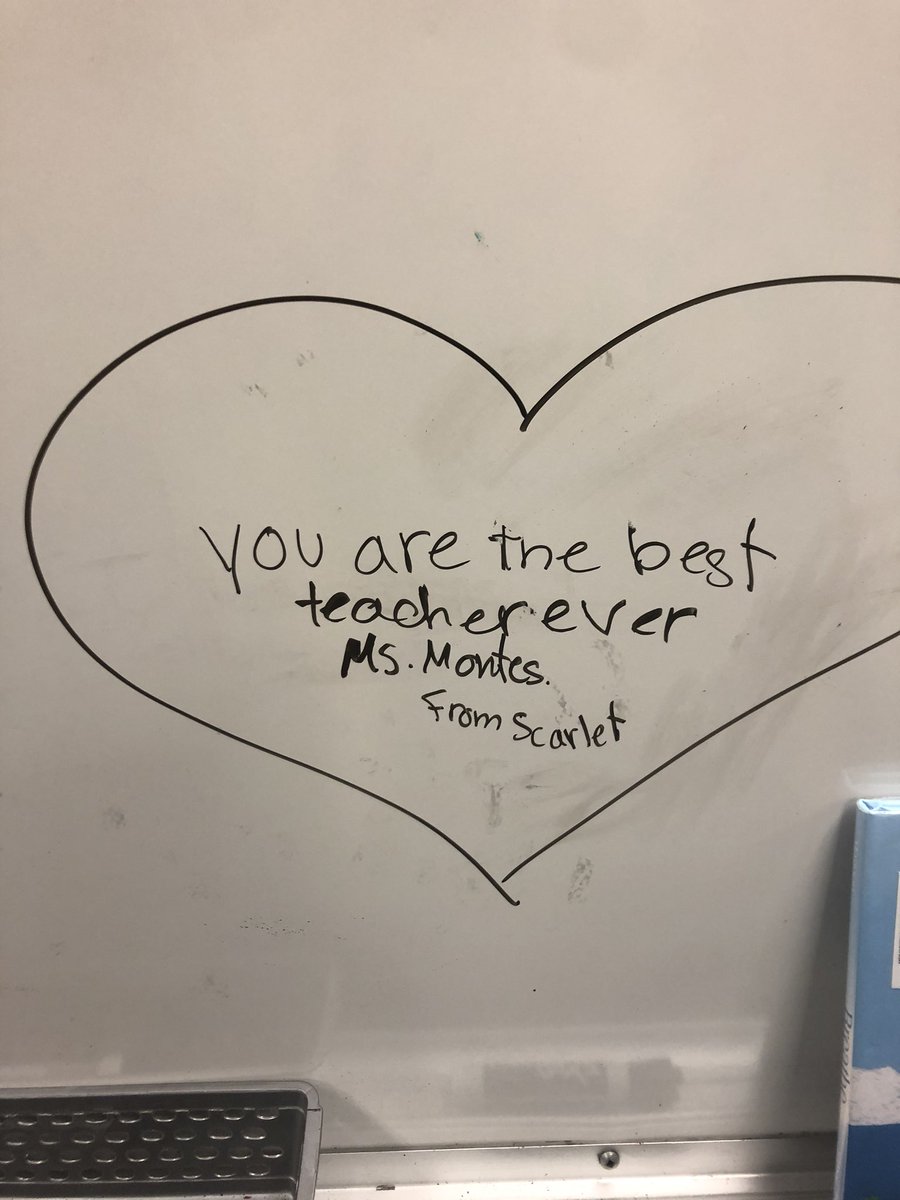 MontesConnects's tweet photo. 😭 I went into my classroom to get some stuff and this was still on the board from the last day before spring break.  Take me back.  Miss my students. #sd33learn #bced https://t.co/CI7CLl9Vzo