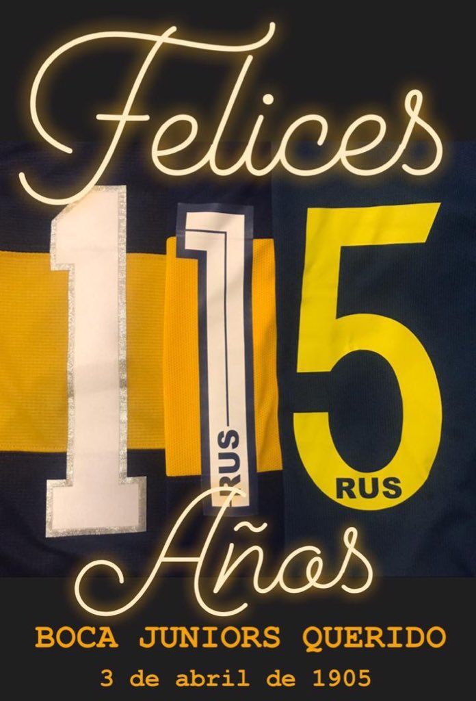 lamitadmas1's tweet photo. El sentimiento no está de cuarentena hoy #BocaCumple115 #QuedateEnTuCasa con banderas y camisetas en balcones y ventanas. 
Siempre estare a tu lado #BocaJuniors Querido 💙💛💙 https://t.co/pub2uhqx33