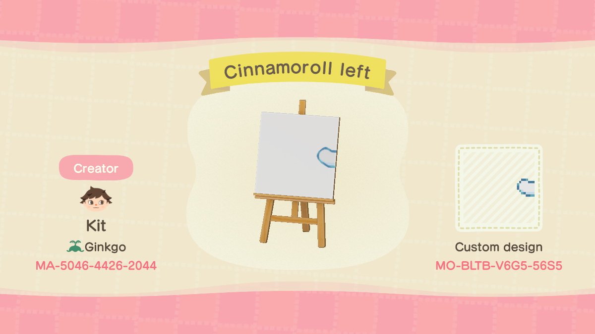 Kitryst's tweet photo. finally got around to posting these! feel free to use them in your town and show me! #AnimalCrossing #ACNH #ACNHdesigns #Sanrio https://t.co/SBBDZOd7H9