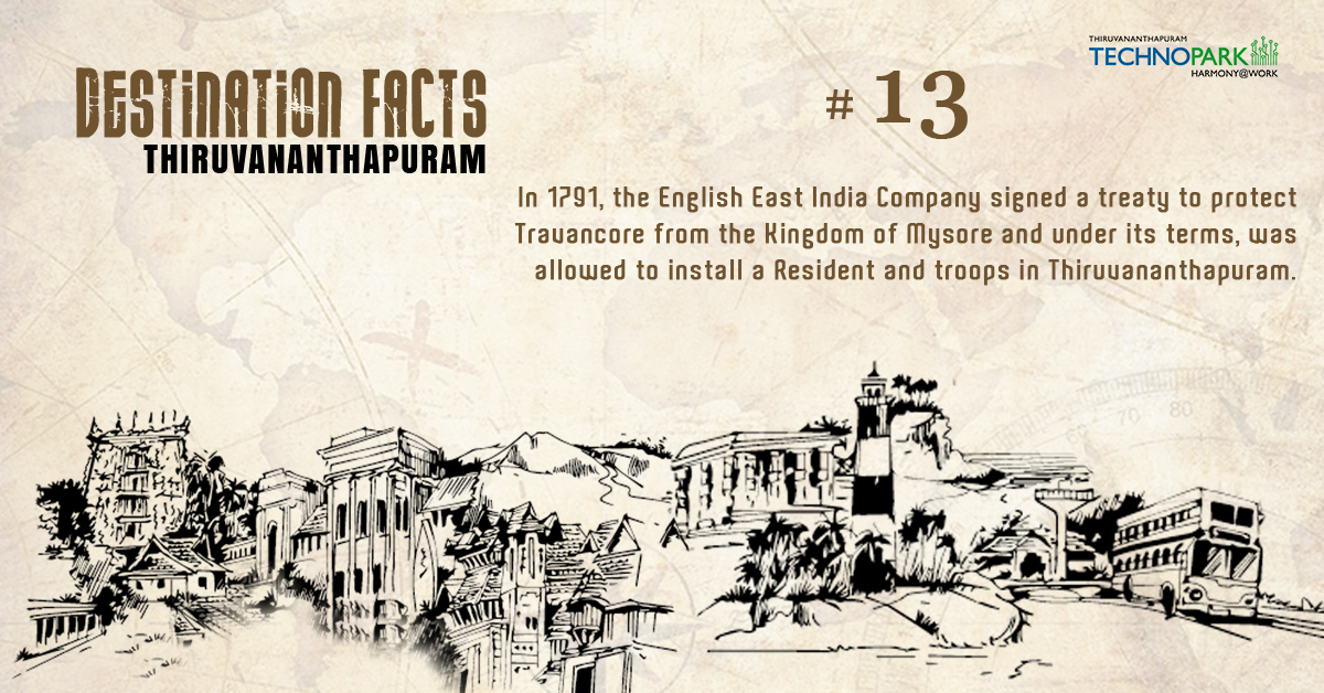 mytechnopark's tweet photo. To see the future, you have to experience the past.

Destination Facts #13 - Thiruvananthapuram.

#Technopark #TechnoparkTrivandrum #Trivandrum #TechnoparkToday #WhatsAroundTrivandrum #TechnoparkDiaries #Kerala #TrivandrumGram #ItsTrivandrum #DestinationFacts https://t.co/MMz8nuMVq0