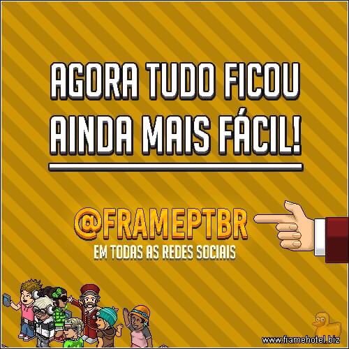 FramePTBR's tweet photo. FRAMAN@,
Você sabia que o Frame também está no Twitter, Face e Insta? Pra achar a gente não tem erro: todas as nossas redes oficiais são **@frameptbr** (Facebook, Twitter e Instagram)!
Então não perca mais tempo: siga a gente e ajude a construir o #TodoMundoNoFrame 😉 https://t.co/6c7NfO4z3b