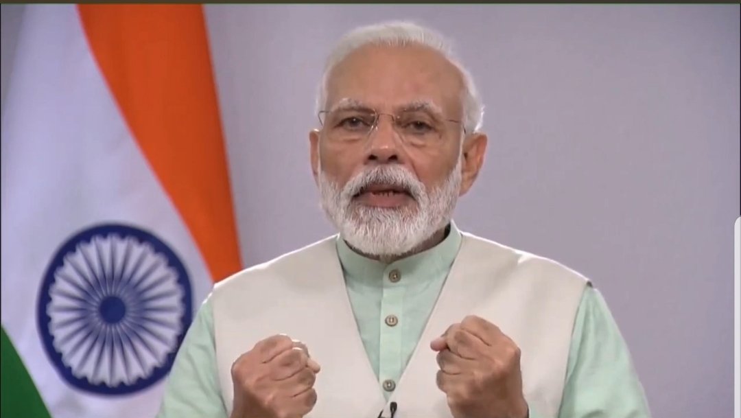 lateefbabla's tweet photo. PM Modi Video Appeal
On April 5, this Sunday, I want 9-minutes from all of you at 9 PM - Switch off the lights of your homes and light a candle, diya, torch or flashlight of your mobile and let us light our lives with hope amid the darkness of #CoronavirusPandemic: PM https://t.co/uNJpFEcqKS