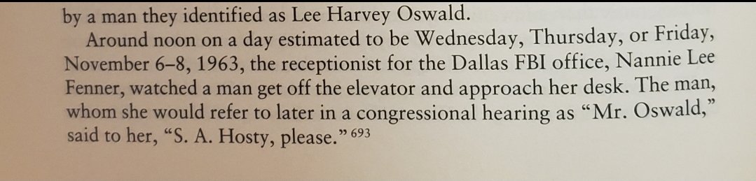 Also... two weeks before the assassination, either Oswald or his double dropped off a letter to an FBI office threatening to blow the place up: