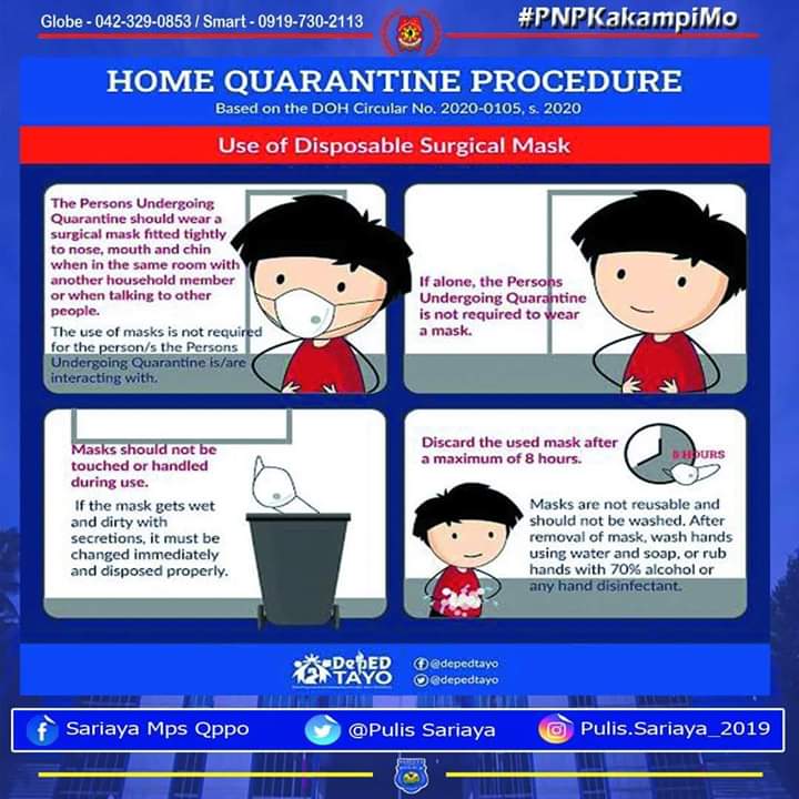 SariayaMps's tweet photo. INFOGRAPHICS

"Safety Tips"

#PNPDPCR
#CPNPArchieFrancisoGamboa #RDDanaoJr
#PNP
#PNPPro4A 
#FYIPNP4A
#PNPPATROLPlan2030 
#PNPKakampiMo
#SariayaMPS
#SariayaBayangMapayapa
#QuezonPPO
#ToserveandProtect https://t.co/1uMQhEVOgX