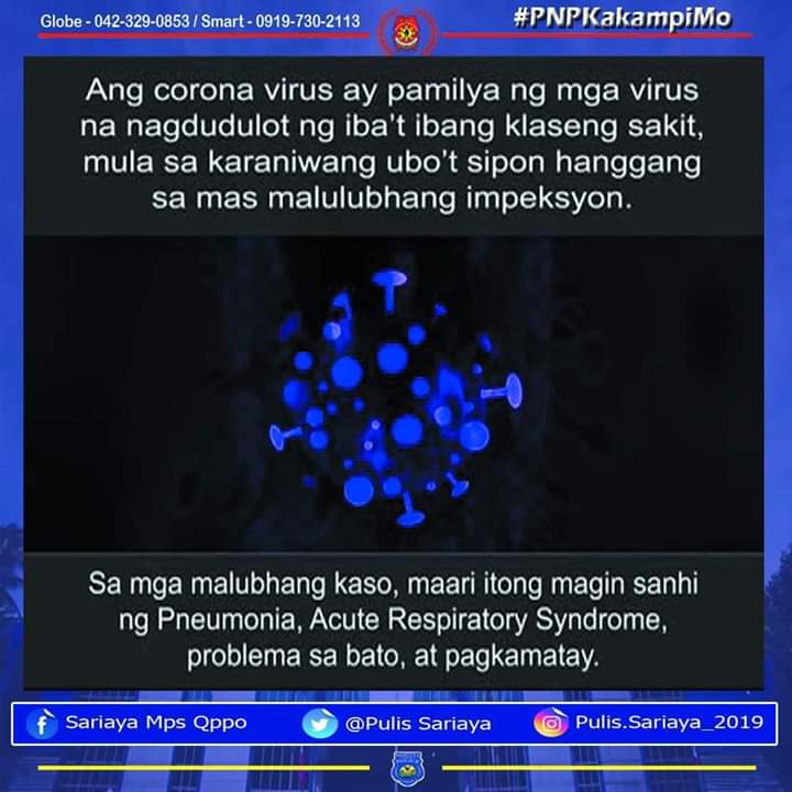 SariayaMps's tweet photo. INFOGRAPHICS

"Fight COVID 19"

#PNPDPCR
#CPNPArchieFrancisoGamboa #RDDanaoJr
#PNP
#PNPPro4A 
#FYIPNP4A
#PNPPATROLPlan2030 
#PNPKakampiMo
#SariayaMPS
#SariayaBayangMapayapa
#QuezonPPO
#ToserveandProtect https://t.co/YrI021zKFx