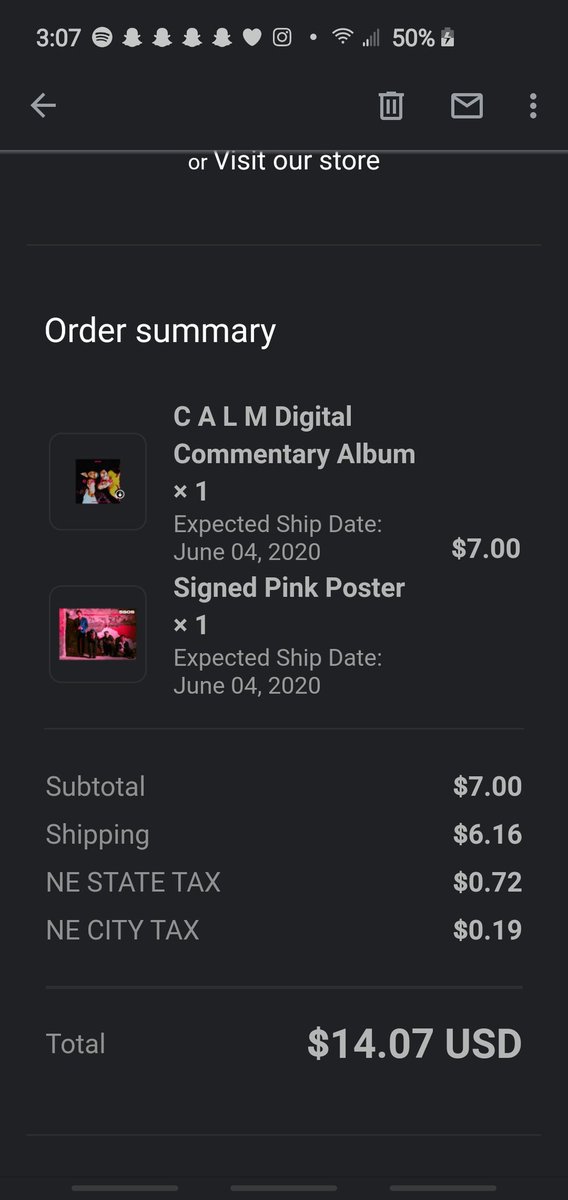 #7 - 1 Signed Pink Poster