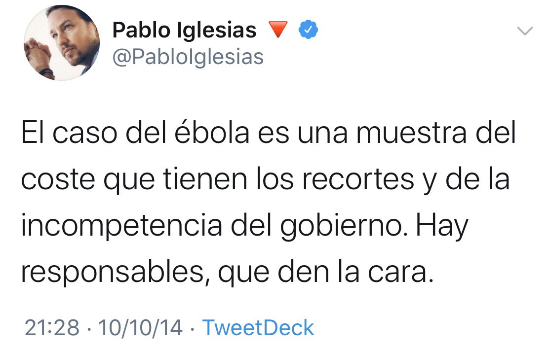 GJavalambre's tweet photo. @PSOE @SimancasRafael @eldiarioes @Mhemeroteca 
Los que pedían la dimisión del Gobierno de Rajoy por el contagio de una ATS y el sacrificio de un perro Ahora con más de 10.000 muertos y 100.000 contagiados,piden lealtad y que todo el mundo se calle
#GobiernoDimisionYa 
#GobiernoDimision https://t.co/QepNX8ozbc