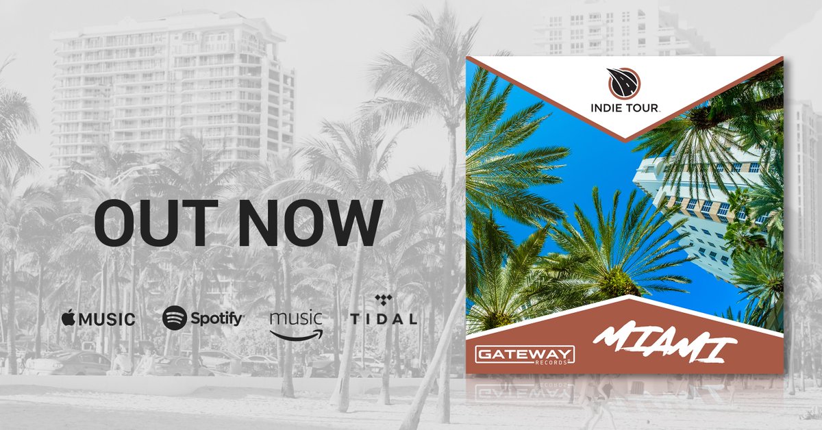 GatewayRecords's tweet photo. OUT NOW... Indie Tour: Miami

This amazing collection of artists representin' the #Miami music scene is a breath of fresh air. Stream it now for a true feel for what Miami really sounds like today!

https://t.co/YrhAa0BiCo https://t.co/MokD0KC9QL