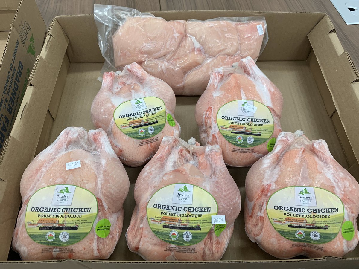 As a farmer it is our job to feed others. It was only suiting to donate 35 cases of chicken to our local food bank.