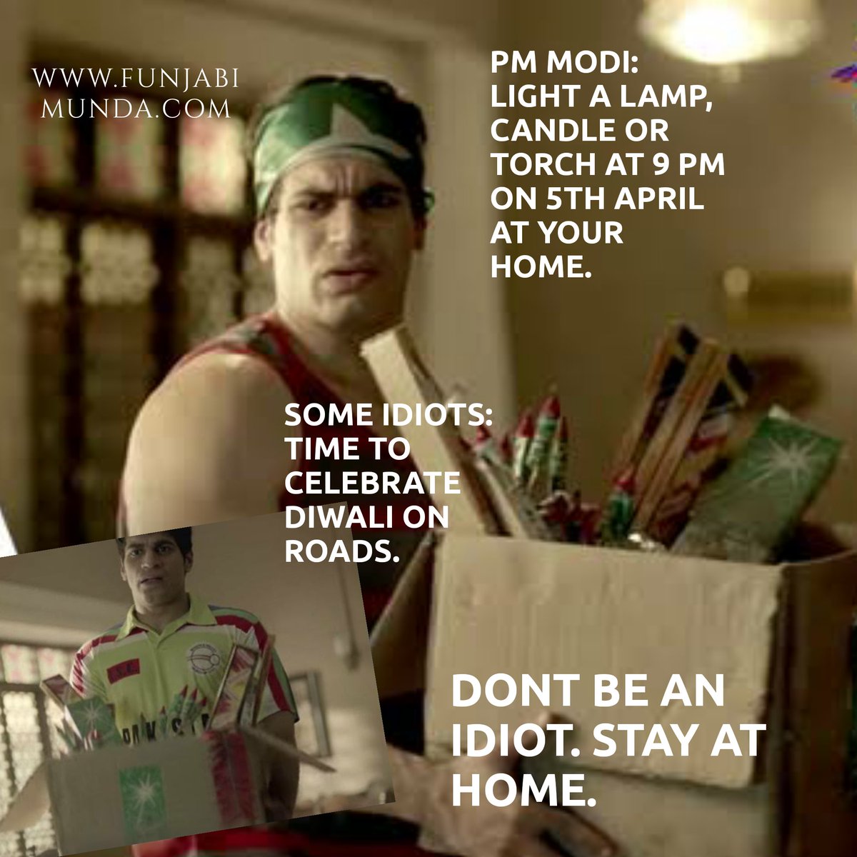 SunnyDhanoe's tweet image. Show Your Support, But From Your Home 🙏🏻🇮🇳 #PMMessage #9baje9minute #5thApril