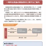政府が30万の給付案を決めた結果？無利子貸付はすでに行われてるらしい!