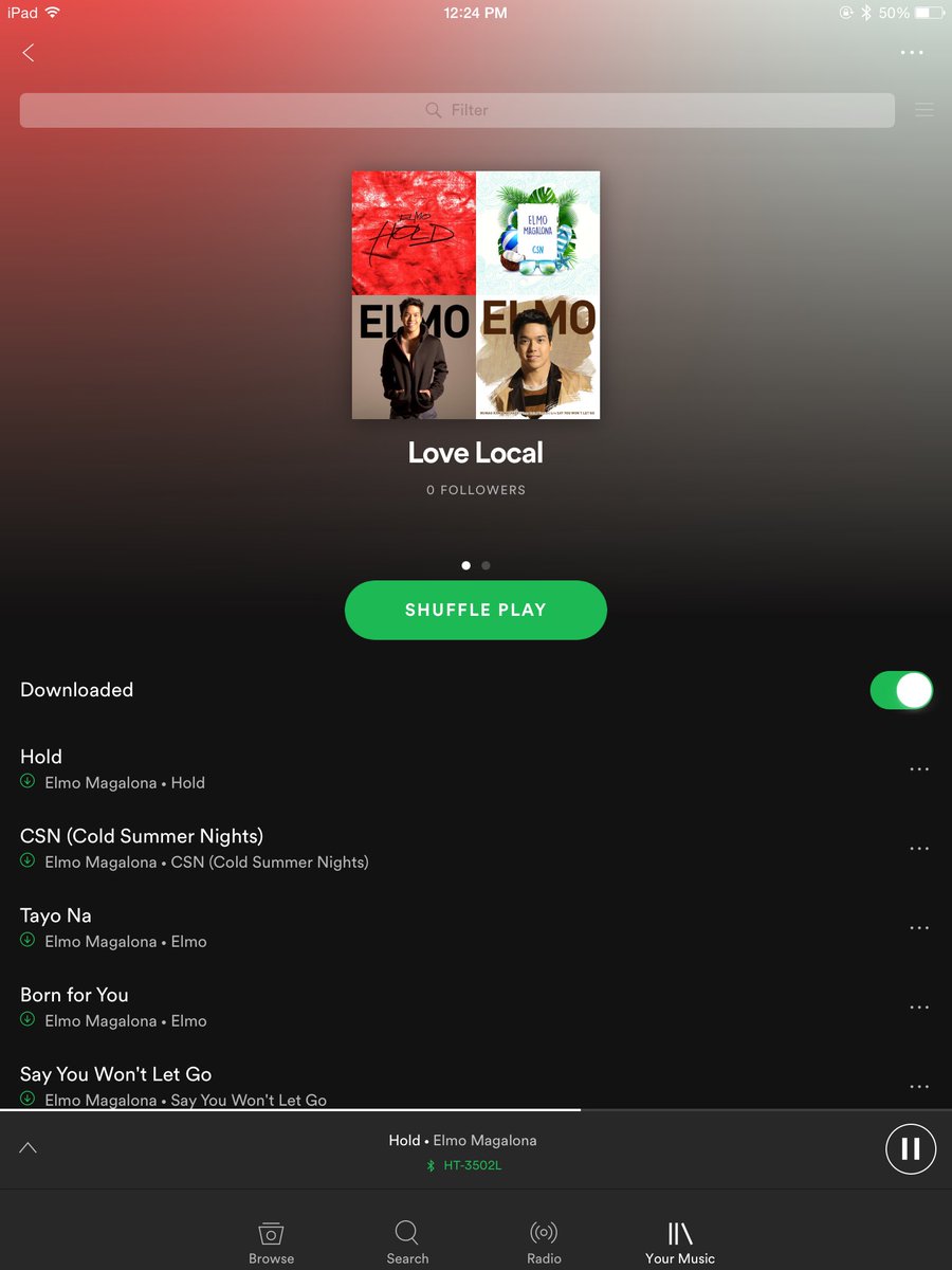 Playlist of the day! Can't get over of Mosey's #Hold it's just so so sooo good and amazing and everything! 🔥🔥💙💙