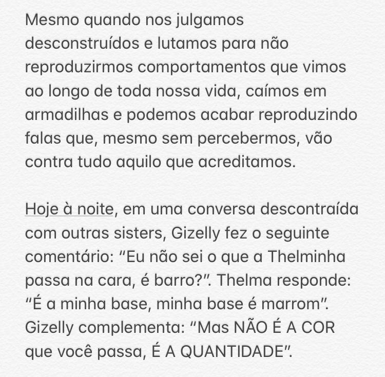 gizellybicalho's tweet photo. O erro nos ensina. Ele nos faz crescer. E reconhecer o erro de quem a gente gosta também 🌪🙏🏻 #TeamGizelly #BBB20 https://t.co/7HhKo9i5Kb