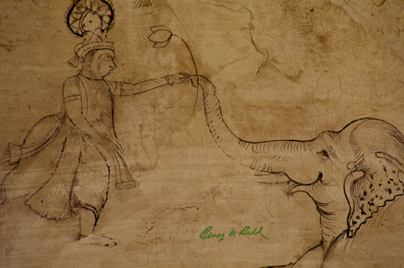 benoy_behl's tweet photo. Indian artist has long been famous for the very human depiction of animals. This is for simple reason that these artists do not see any difference between human &amp; animals beings. The smile on face of elephant &amp; twinkle in his eye is remarkable
#oneness #unityofcreation #lockdown https://t.co/nXs5IBZA6v
