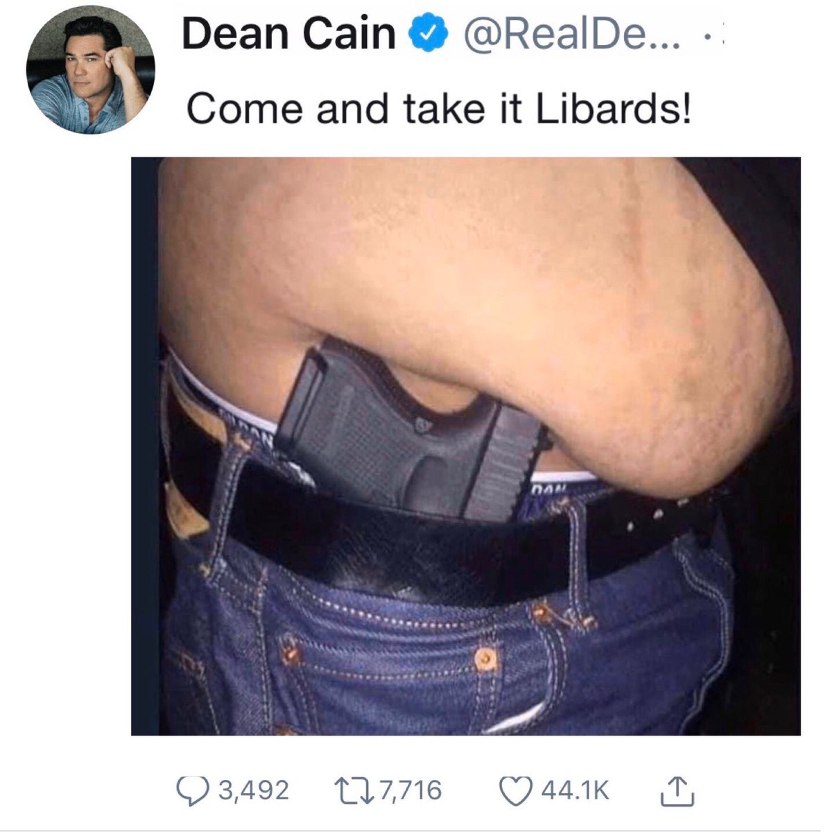 GetTFVaccinated's tweet image. Wow #deancain your side view has improved...