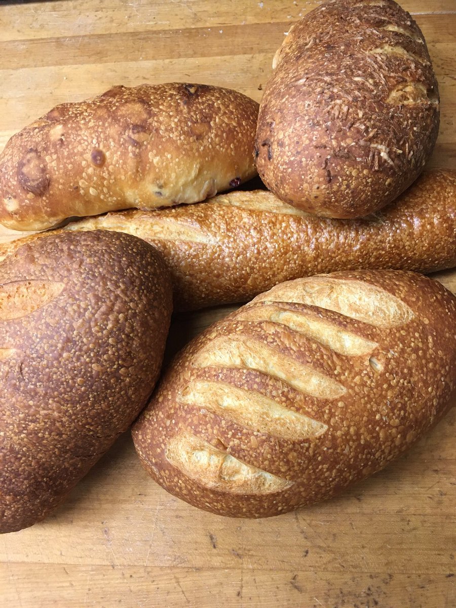 SchnitzBakery's tweet photo. Today we have the seldom seen but oft rumored Coconut Cream Pastry!  Stop by today for your choice of our delicious sweets and the very necessary breads for your shelter in place needs. Just down from @schnitzdeli https://t.co/cgVJjILCcA