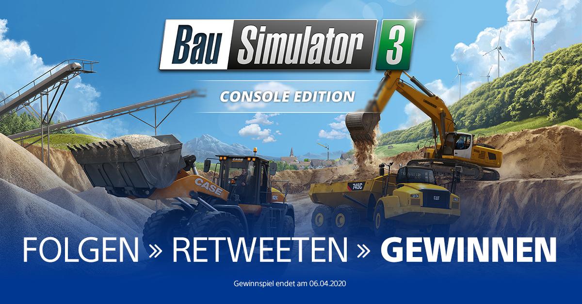 PlayStationDE's tweet photo. Wir machen euch fit für die virtuelle Baustelle und verlosen zehn Codes für #BauSimulator3 #PS4.
TNB: https://t.co/43PzevecnS https://t.co/8eaHIqzxRq