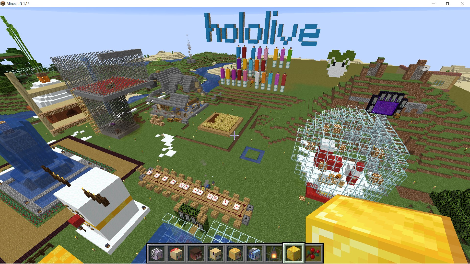 涼風まい ホロライブ切抜き師 Twitterren マインクラフト1 15 ホロ鯖再現企画を サバイバルmapとして 一般開放いたします みなさんの押しの家で マイクラを 楽しみませんか サーバーアドレス T Co Votz4rm9cc ホロライブ ぺこらーと 祭絵 はあと