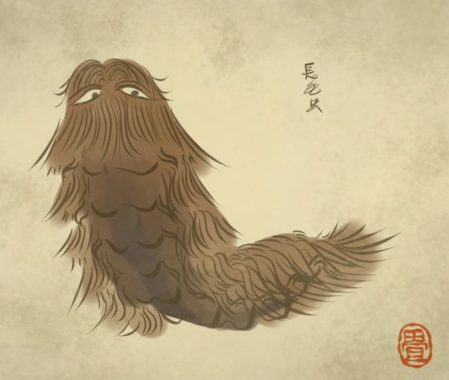 芋虫・毛虫妖怪①
#畳百鬼夜行絵巻 