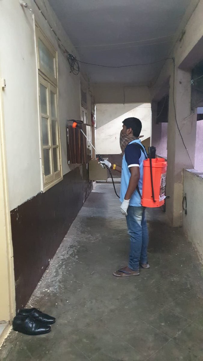 zeeshanBabaS's tweet photo. We have started disinfecting and sanitisation in Bandra Khar Santacruz East and West. If anyone wants to avail this free service please let me know! https://t.co/I7BrI9N3Pi