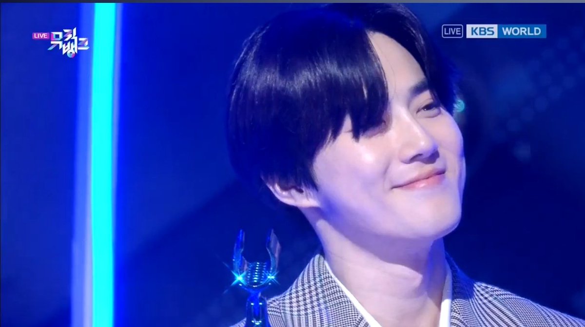 I can feel your nervousness at first baby, but as the song hits the chorus, you just blew it away!! you slayed it and finished it with all the love and happiness you felt right now!We are so happy and proud of you!!My baby fighting #SUHO1stDebutStage  #suho  