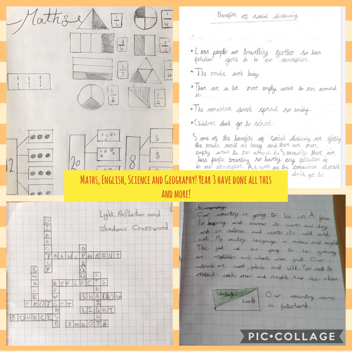 The #Year3 teachers are so proud of the work that’s being done at home. It really does put a smile on our faces. We can’t wait to see more of it. Well done Year 3! 😃 <a href="/woodberrydownN4/">Woodberry Down</a> <a href="/JoelBelmar2/">Mr J Belmar</a> <a href="/CockerMichaela/">临沂，</a>