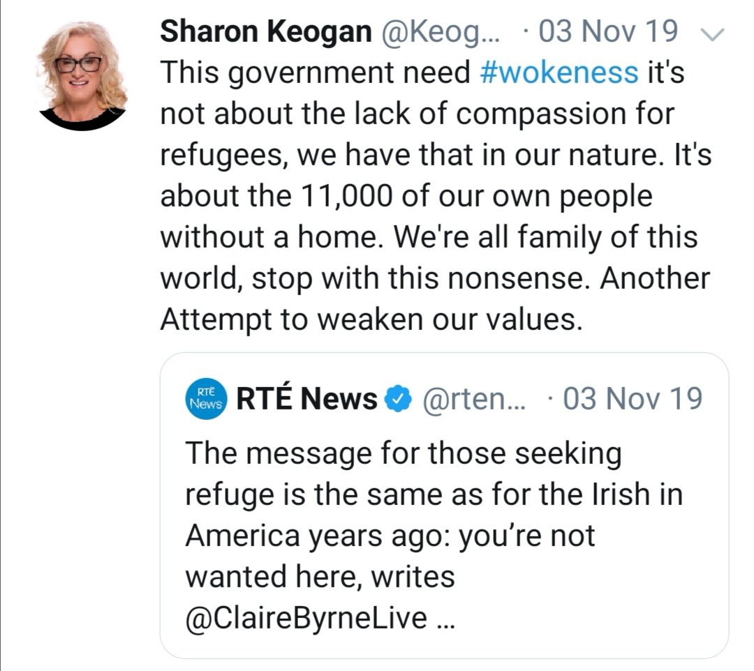 MarkAgitprop's tweet image. This newly-elected Senator is concerned with protecting "our Christian faith", the "eventual loss of our Irishness" and "attempts to weaken our values" . She also has concerns around "people who refuse to work" and "enemployables" 🤔 #Seanad2020