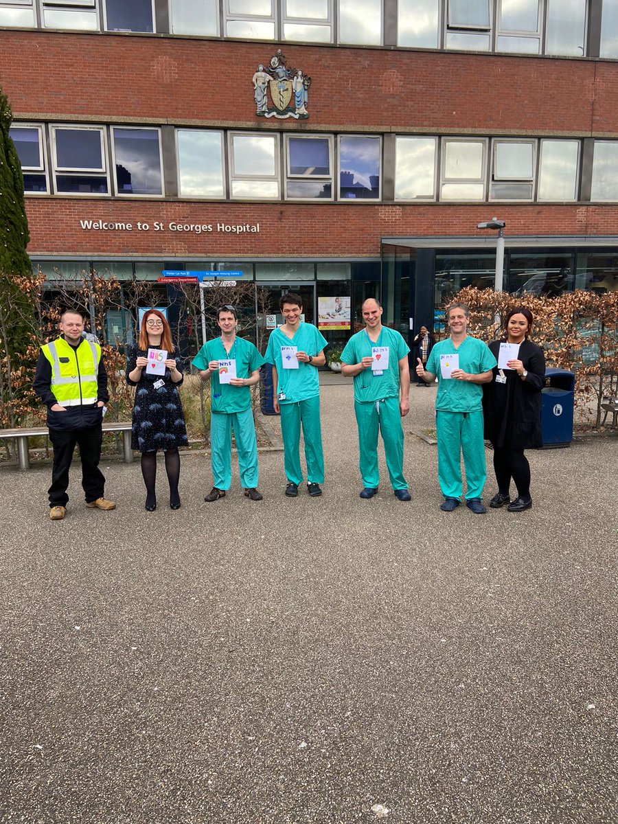 St George's anaesthetic department 🌈 tweet media