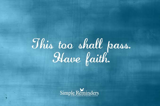 IradielJean's tweet photo. This too shall pass..have faith. We all be Healed. https://t.co/D9Ci1h0OGr