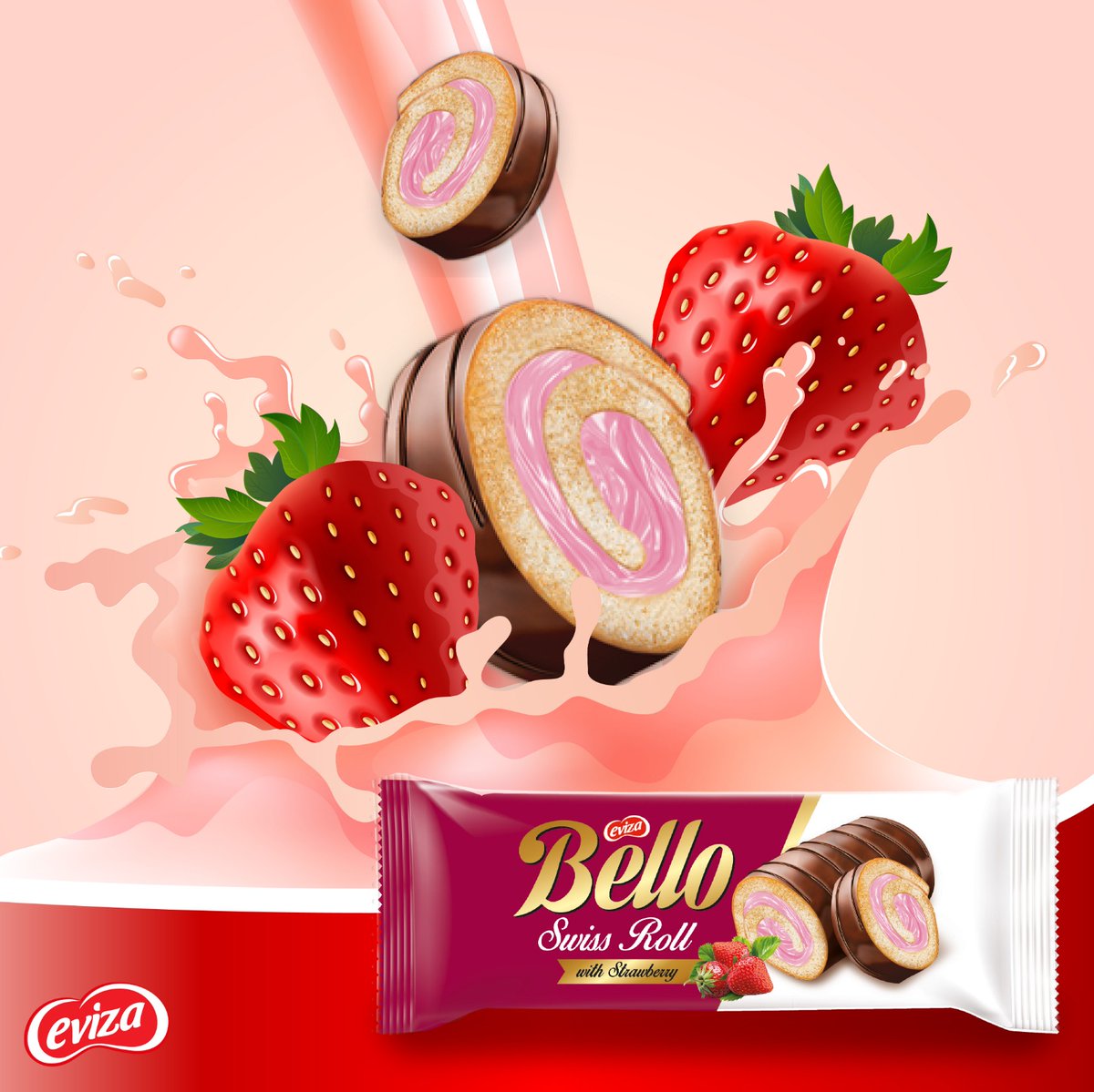 eviza_tr's tweet photo. Bello swiss roll with strawberry.. Delicious.
.
#eviza #evizaconfectionery #biscuit #croissants #cake #confectionery #bar #nueva #chocorio #bello #emotion #favola #joi #doppo #jelly #turkey #enjoy #cola #flavour #cupcake #bello #cake #swissroll #strawberry https://t.co/88JTu9ypul