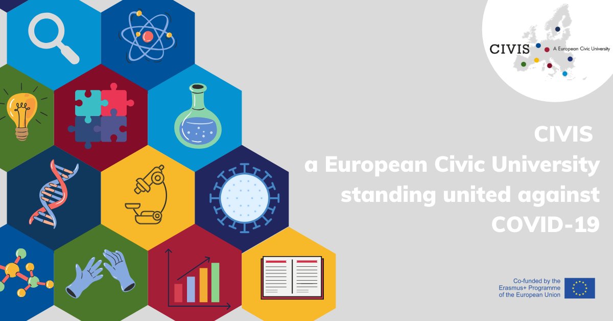 civis_eu's tweet photo. #Research and #innovation are at the frontline of the fight against #COVID19. Our #civis_eu member universities are conducting research projects to tackle this disease and help our medical and scientific communities. @uoaofficial 
👉https://t.co/1lz2qDHK25 https://t.co/iLWdf6dTCs