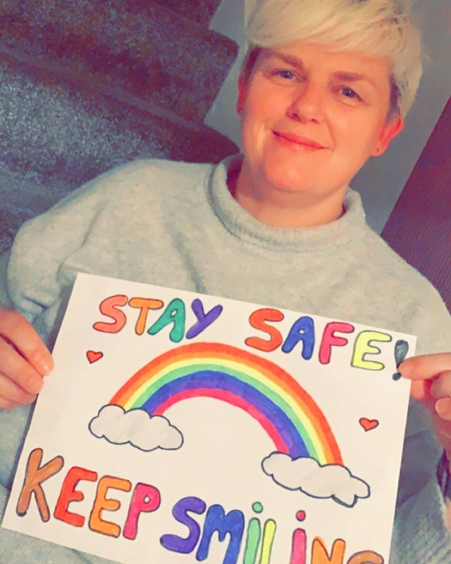 Nadine07Rees's tweet photo. Our work challenge I'm proud to be a keyworker! #staysafe #keepsmiling #imakeyworker #StayHomeSaveLives https://t.co/IQW0iPXZPF