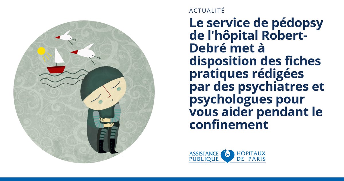 #Coronavirus #COVID19 | Pour accompagner les familles dans leur quotidien face au Covid-19 et au confinement le service de psychiatrie de l'enfant et l'adolescent de l'<a href="/HopRobertDebre/">Hôpital Robert-Debré AP-HP</a> met en ligne des fiches pratiques pedopsydebre.org/fiches-pratiqu…