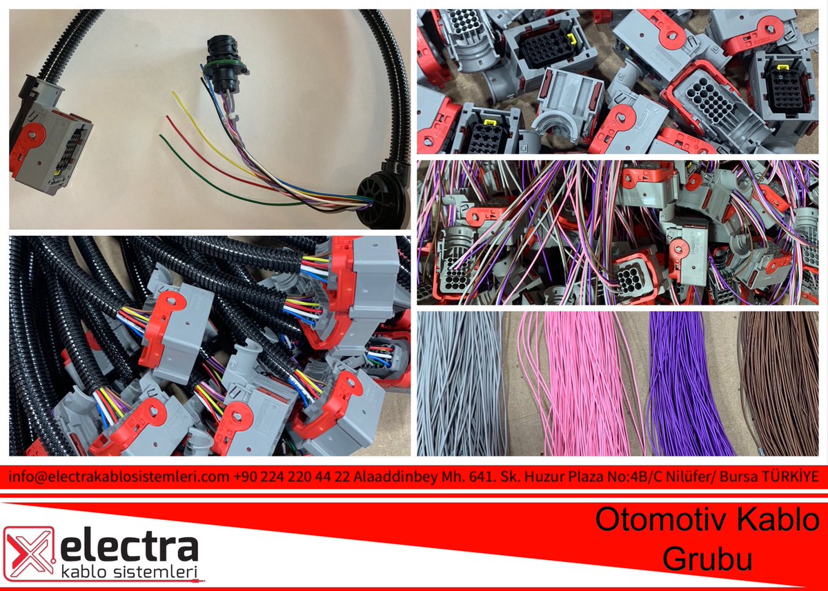 electrakablosis's tweet photo. #electrakablosistemleri #electramuhendislik #thewiringharnesscompany #kablosistemleri #kablodemetleme #cables #terminals #connectors #fuseboxes #bootsandcovers #ConvolutedTubing #PvcTubes #IndustrialKitchen #MachineryManufacturing #oemcable #automotivecable #wiringharness https://t.co/1QIpnJrq8q
