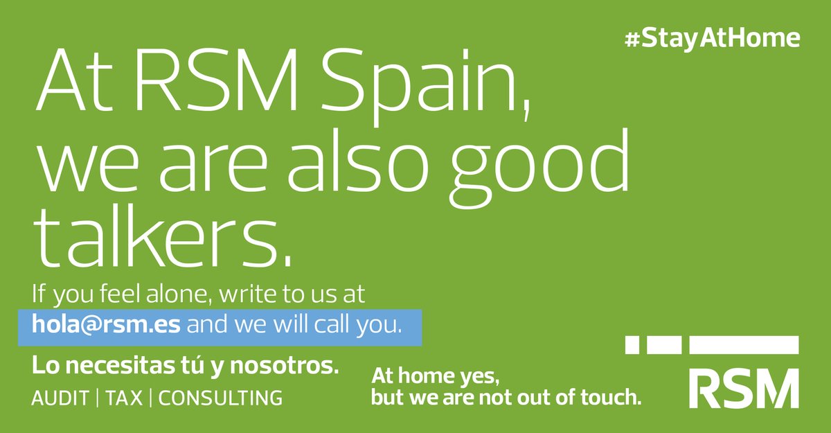 Rsm Spain In Rsmspain We Are Also Good Talkers That Is Why We Have Set Up A Direct Line So That You Can Communicate With Us More Comfortably And Easily