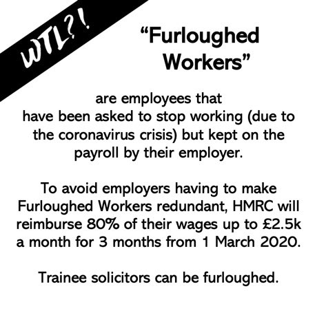 Thanks to the  #CoronavirusJobRetentionScheme people that may otherwise have been at risk of redundancy during the #CoronavirusPandemic can now be #furloughed ... but what does this mean? Answer below!
#StayHomeSaveLives