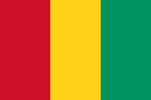 Guinea. 5.5/10. Perfectly fine. Nothing special. Adopted in 1958, based upon the colours of the Ghanaian flag adopted the year before. Red is for the martyrs who died in slavery. Yellow is for the sun and the riches of the country. Green is for the country's vegetation.