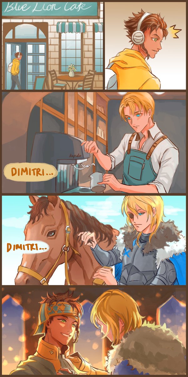A cheezy af Dimiclaude reincarnation AU to make you feel warm and fuzzy✨

(This is part 1, part 2 in comments)
 
#FireEmblemThreeHouses #FE3H #Dimiclaude 