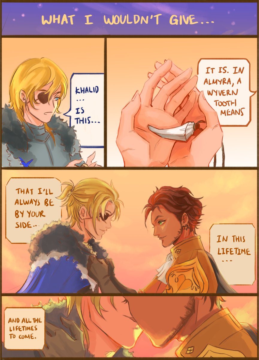 Dimiclaude reincarnation AU comic continued! 

This is part 2, you can find part 1 in comments 
#fireemblemthreehouses #fe3h #dimiclaude 