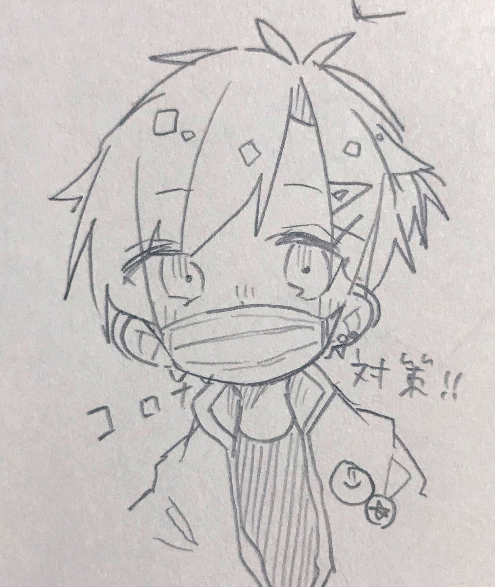 CClemon_53's tweet photo. シエもコロナ対策しっかりな、！ https://t.co/VbHTlw03r7